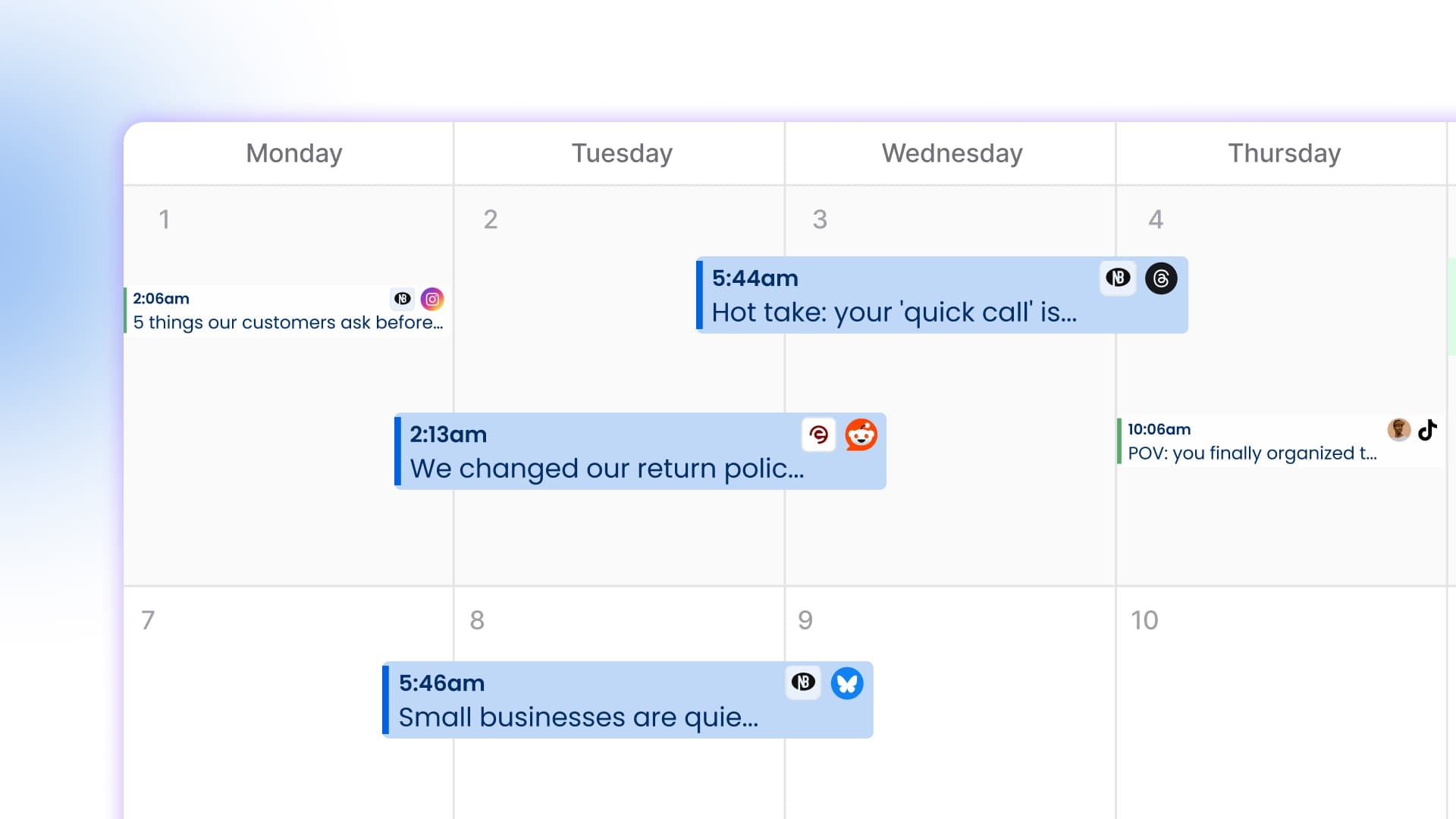How Agencies Schedule Reddit, Bluesky, and Threads Without Side Apps