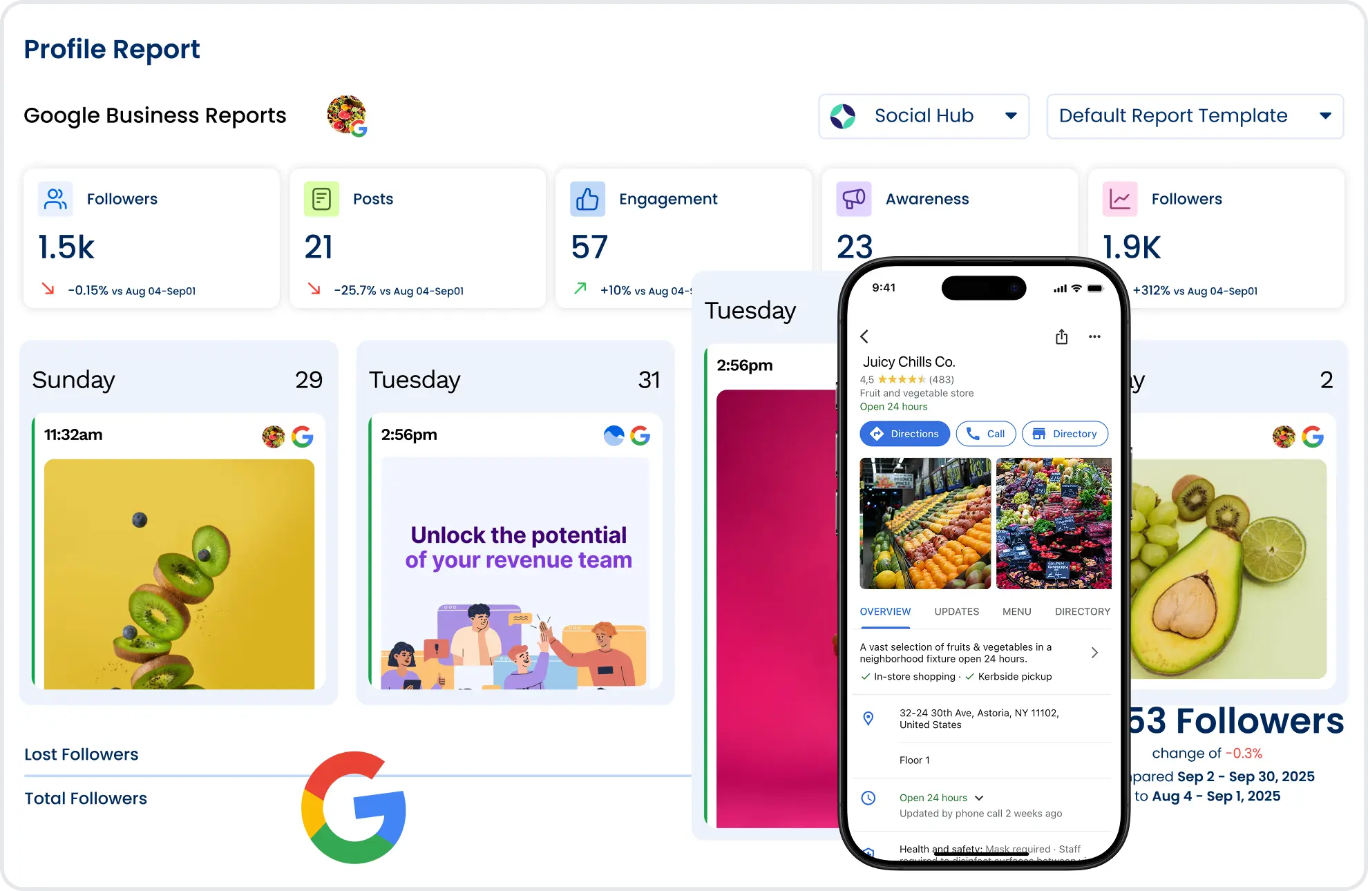 Google Business Profile management tools for business