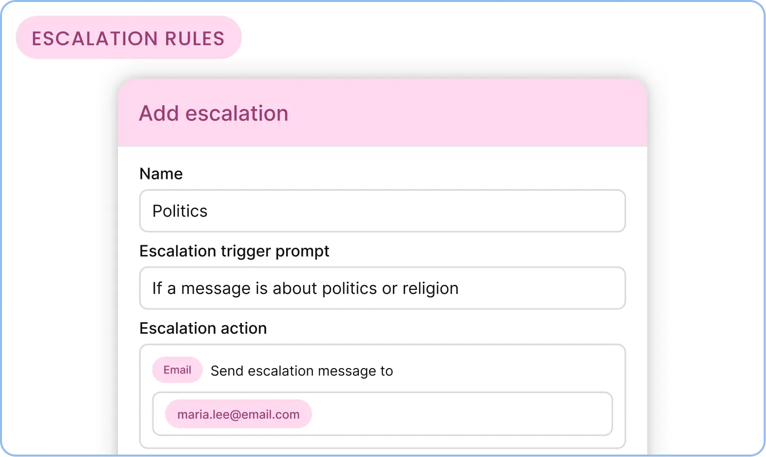 Tell AI when not to answer